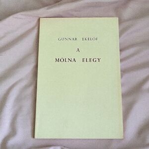 *Rare* Gunnar Ekelof, A Molna Ekegy First Edition Softcover Muriel Rukeyser